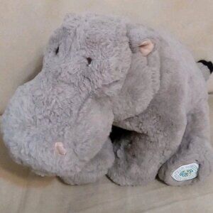FAO Schwarz Sustainable Baby Hippo Plush Stuffed Animal Planet Love 10"